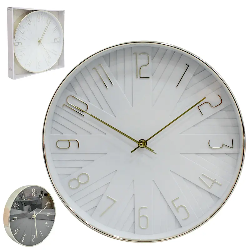 RELOGIO DE PAREDE REDONDO STIL DECOR 30,5CM DE Ø
