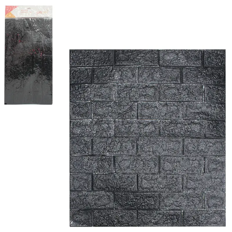 PAPEL DE PAREDE PLACA AUTOADESIVO TIJOLO 77X70CM