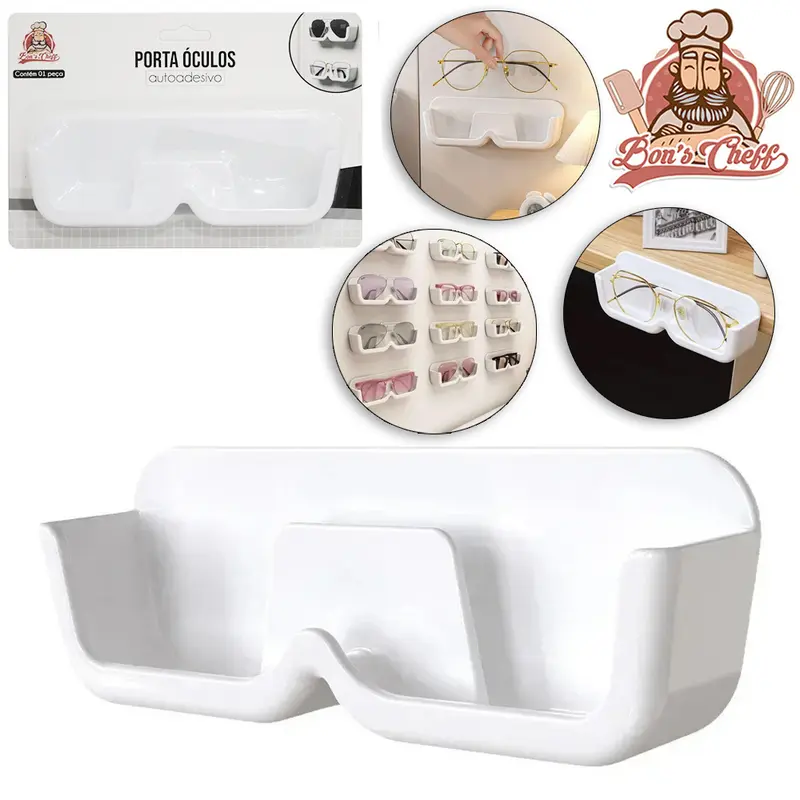 PORTA OCULOS DE PLASTICO AUTOADESIVO 17X6CM
