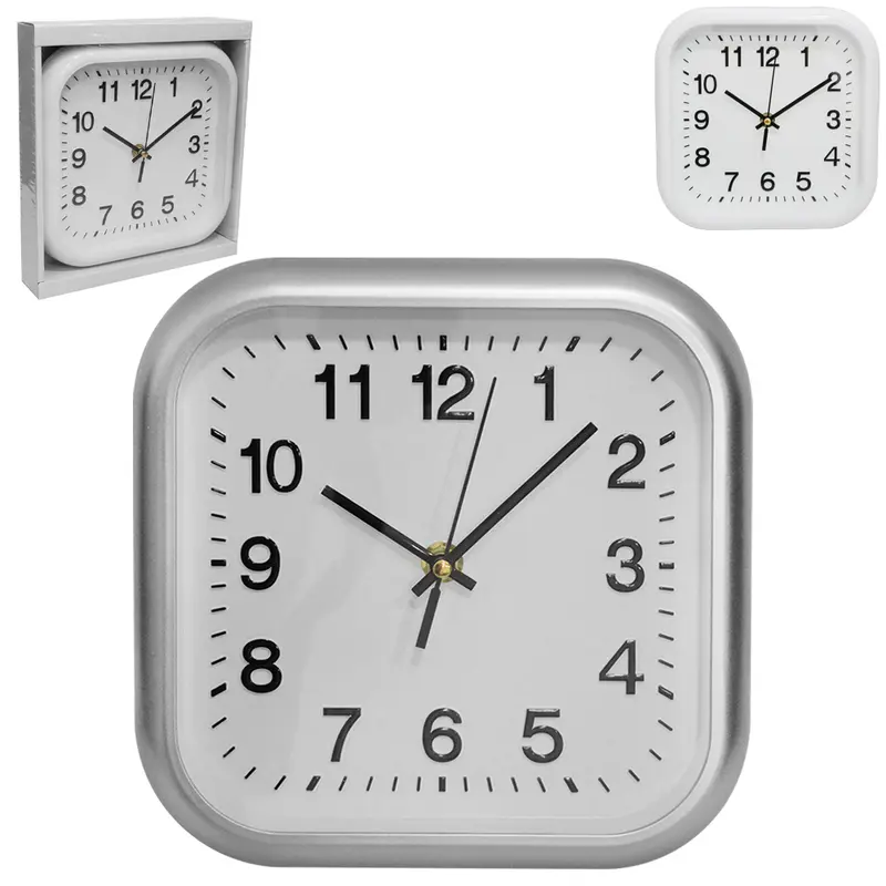 RELOGIO DE PAREDE QUADRADO 19CM