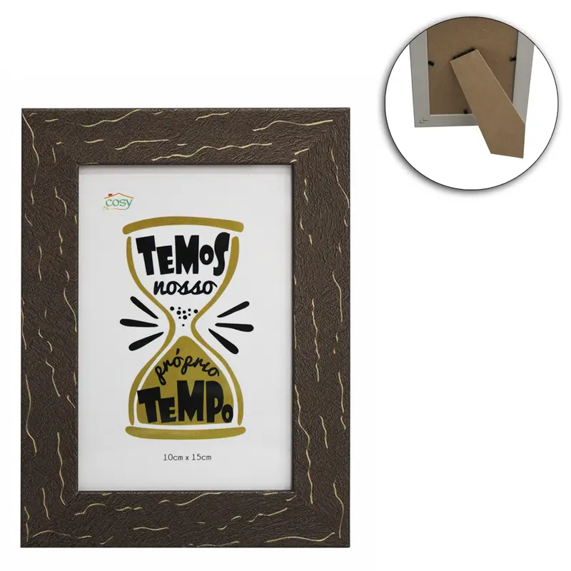 PORTA RETRATO 10X15 COM MOLDURA DE PLASTICO TMD