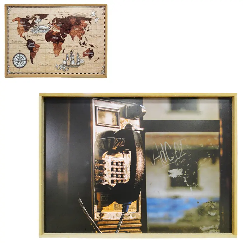 QUADRO DECORATIVO 32X43,5CM DE MADEIRA MDF