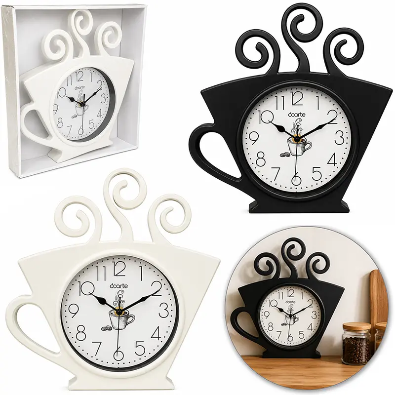 RELOGIO DE PAREDE XICARA DECOR 29,5X29CM