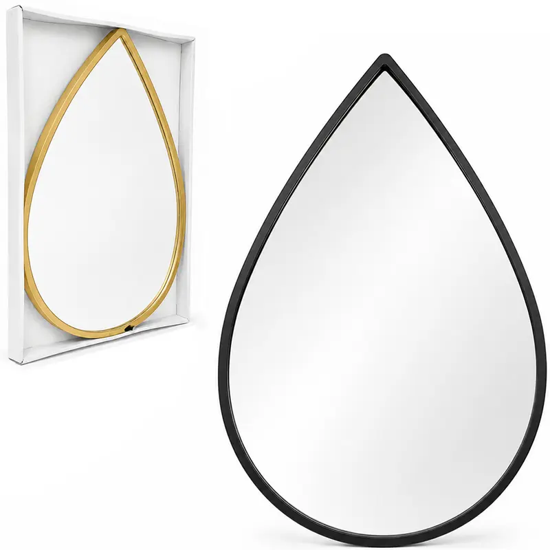 ESPELHO DE PENDURAR EMOLDURADO GOTA DECORATIVO 60X40CM