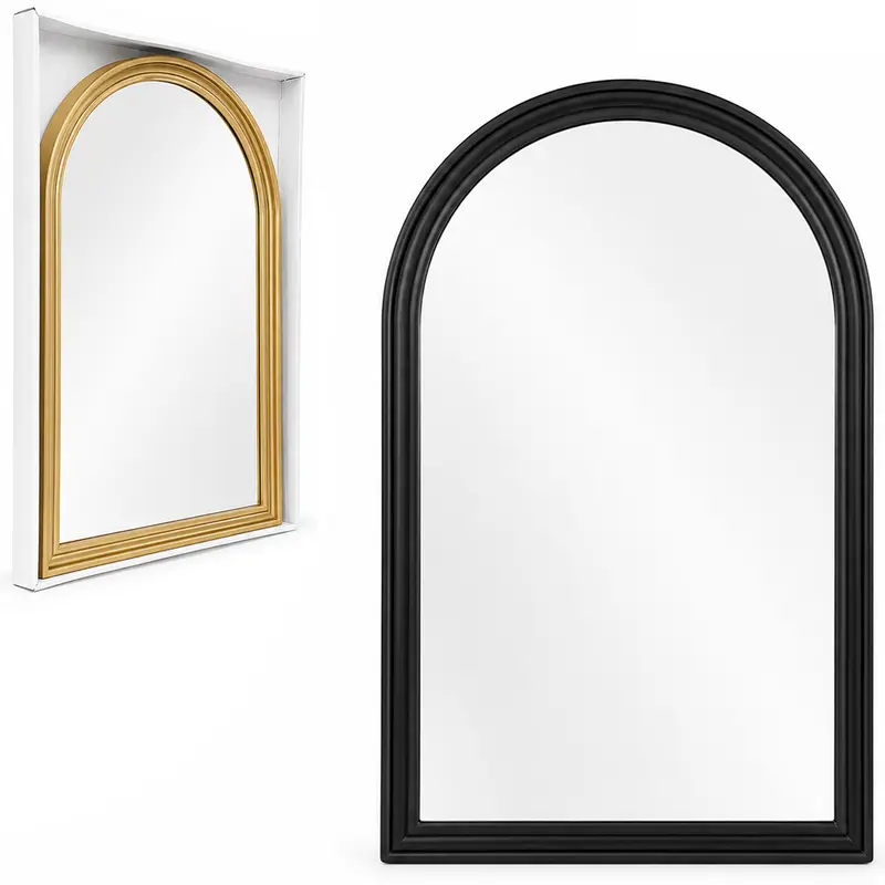 ESPELHO DE PENDURAR EMOLDURADO OVAL DECORATIVO 60X40CM