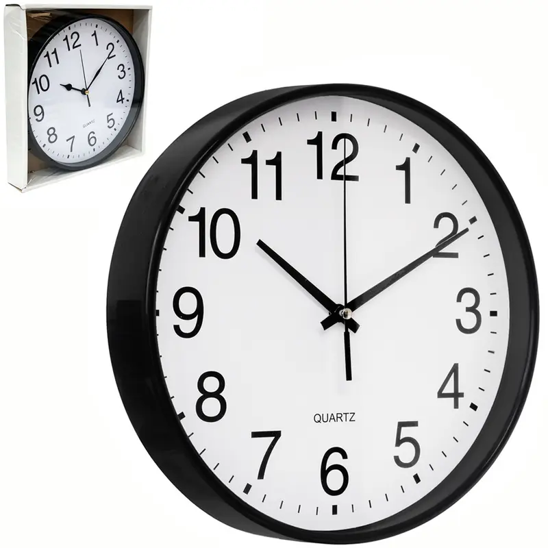 RELOGIO DE PAREDE REDONDO 24CM DE Ø