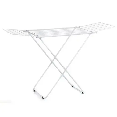 VARAL DE PISO DOBRAVEL DE METAL COM ABAS 134X75X47CM