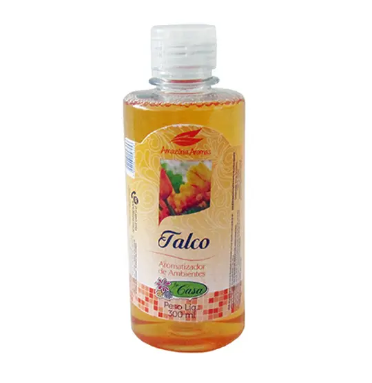 AROMATIZANTE DE AMBIENTES TALCO COM TAMPA FLIP 300ML