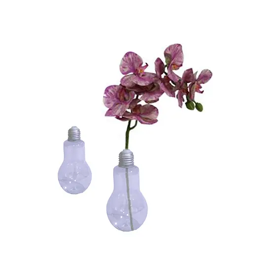 VASO DE PLASTICO LAMPADA 500ML 18CM