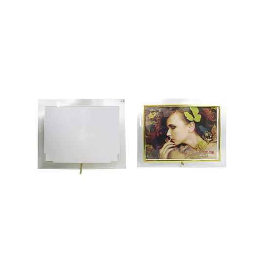 PORTA RETRATO 15X20 DE VIDRO LISO HORIZONTAL