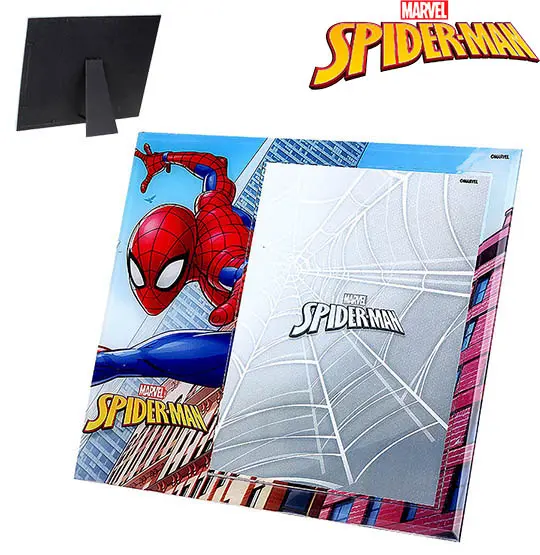PORTA RETRATO 20X25 DE VIDRO VERTICAL HOMEM ARANHA/SPIDER MAN
