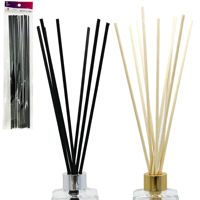 VARETAS DE MADEIRA PARA DIFUSOR DE AROMAS COM 15 PECAS 30CM NA SOLAPA