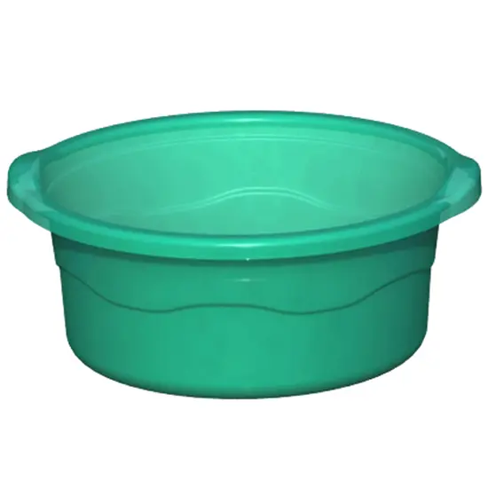 BACIA DE PLASTICO REDONDA COM ALCA 5L 12X30CM DE Ø