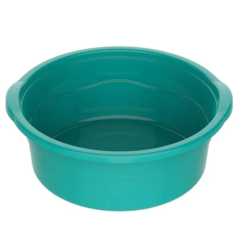BACIA DE PLASTICO REDONDA COM ALCA 9L 13X35CM DE Ø