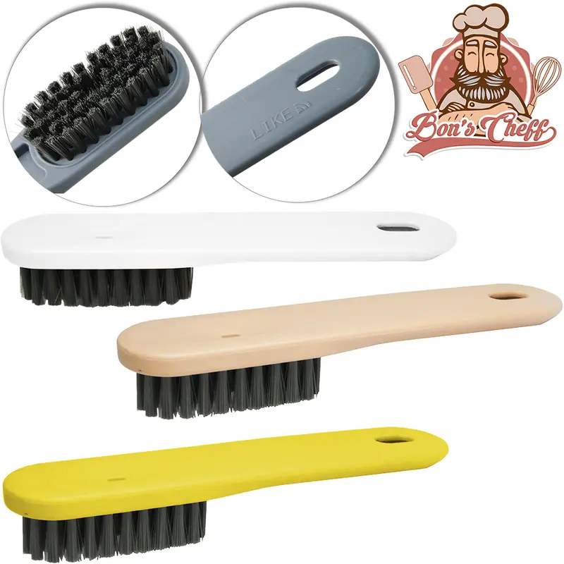 ESCOVA MULTIUSO OVAL CABO PLASTICO 17X3,5CM