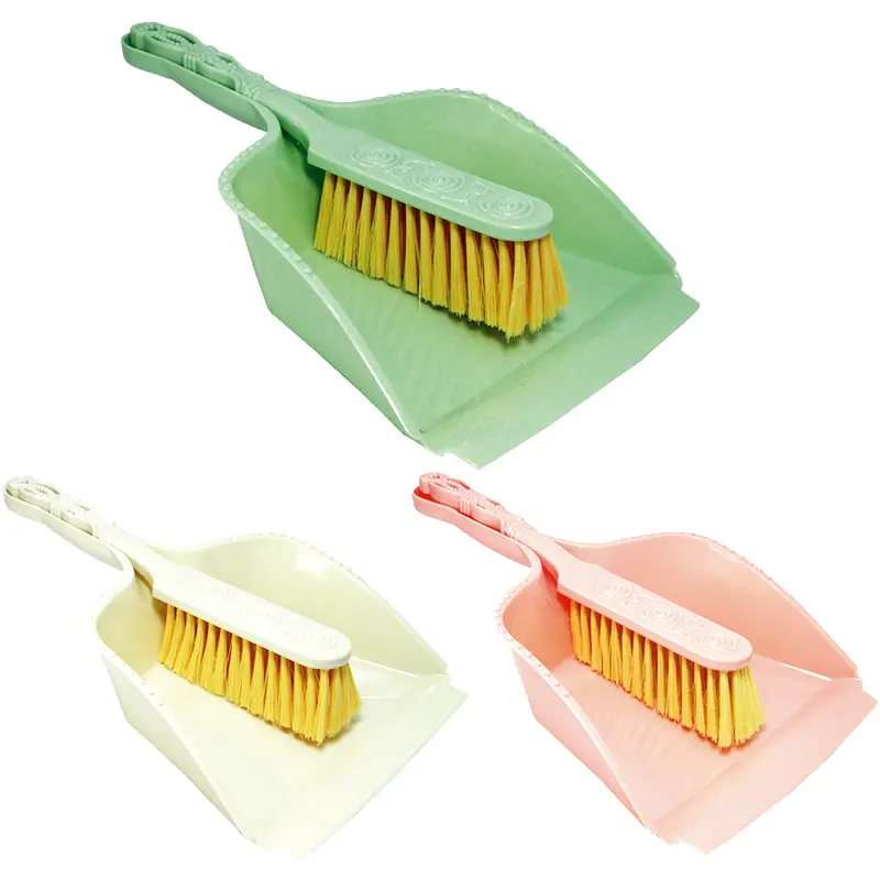 ESCOVA ESPANADEIRA COM PA DE PLASTICO MULTIUSO COLORS 34X22CM