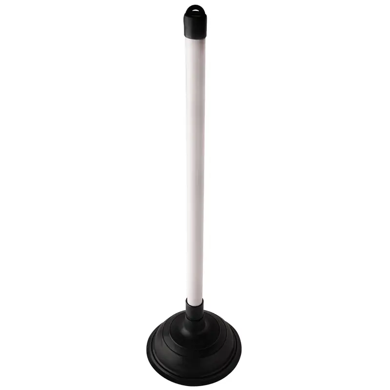 DESENTUPIDOR SANITARIO DE BORRACHA CABO PLASTICO MAX CLEAN 47X13CM DE Ø