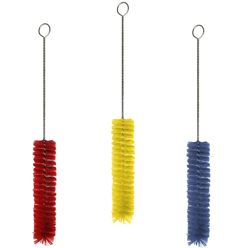 ESCOVA LAVA MAMADEIRA / GARRAFA DE NYLON CABO METAL 35X4CM