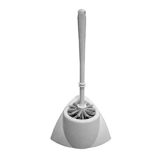 ESCOVA SANITARIA COM SUPORTE DE PLASTICO BEL 35CM