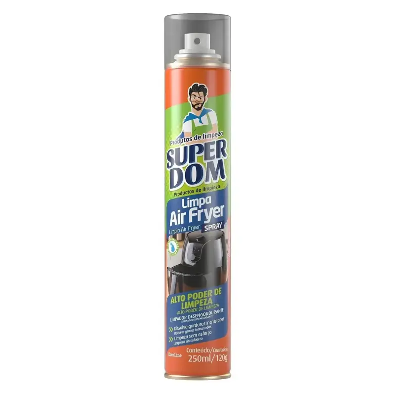 LIMPA AIR FRYER SPRAY SUPER DOM 250ML/120G