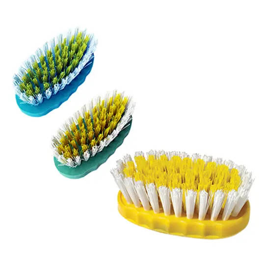 ESCOVA LAVADEIRA OVAL DE PLASTICO 4X12,5X6CM