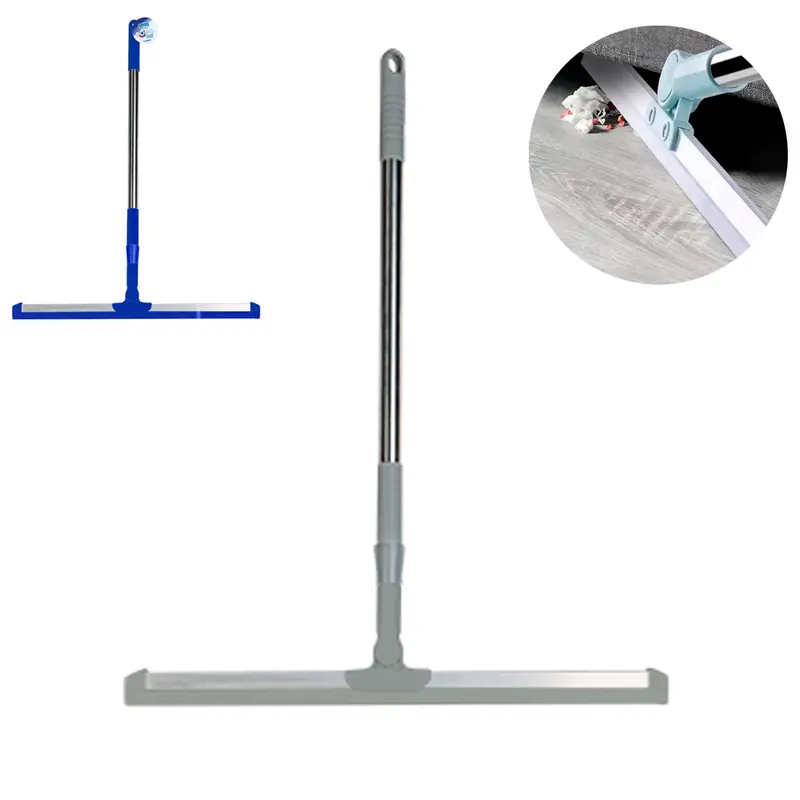 RODO DE SILICONE MODULAVEL CABO DE INOX EXTENSIVEL CLEAN TECH 140X50CM