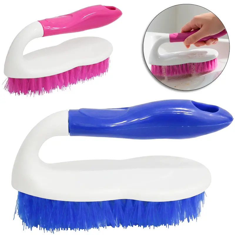 ESCOVA LAVADEIRA MULTIUSO COM ALCA DE PLASTICO 14X9X5,5CM
