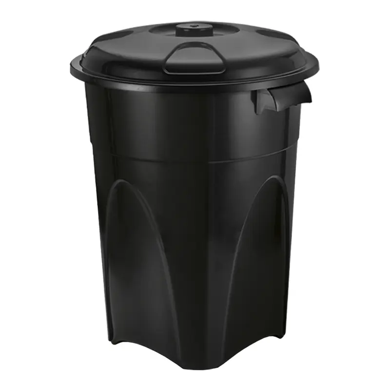 LIXEIRA CESTO DE PLASTICO REDONDO COLORS 60L