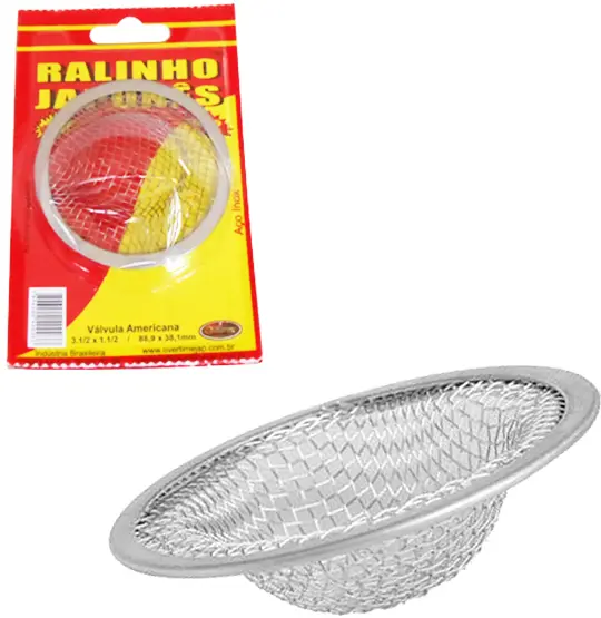 RALO DE INOX PARA PIA JAPONES GRANDE 7CM DE Ø NA CARTELA
