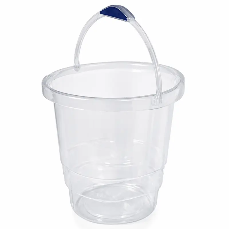 BALDE DE MEDIDA / DOSADOR GRADUADO DE PLASTICO REDONDO COM ALCA 12L 28X30CM DE Ø