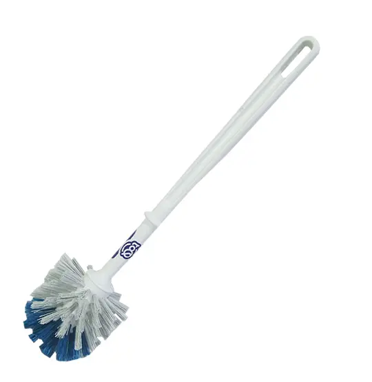ESCOVA SANITARIA SEM SUPORTE DE PLASTICO LAVA E ESFREGA AZUL / BRANCO