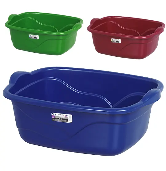 BACIA TACHO DE PLASTICO RETANGULAR COLORS 11L