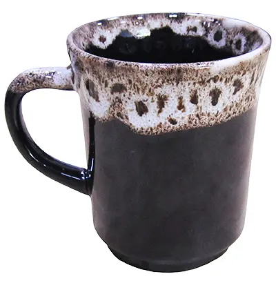 CANECA DE PORCELANA AMERICANA BORDA DECORADA 230ML