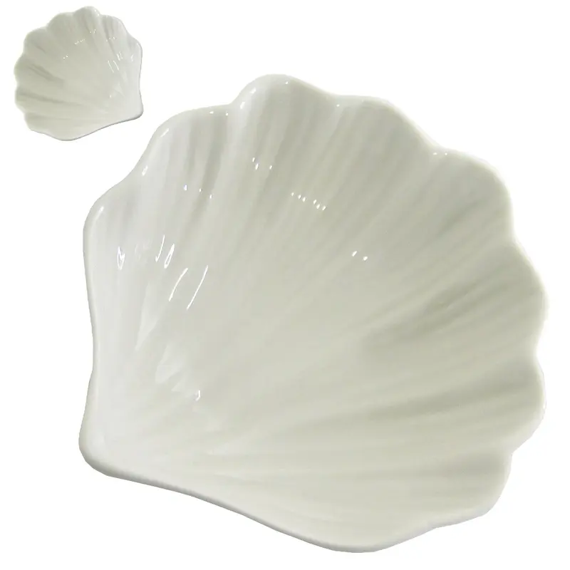 PETISQUEIRA MOLHEIRA CONCHA DE PORCELANA 100ML 11,5X11X3,5CM