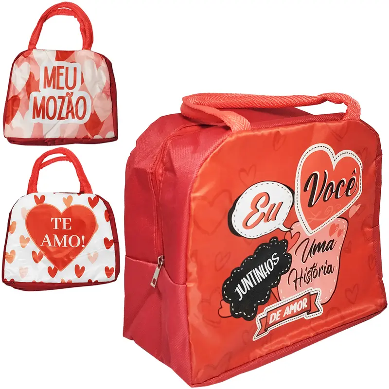 BOLSA TERMICA CORACAO 22,5X19X12,5CM
