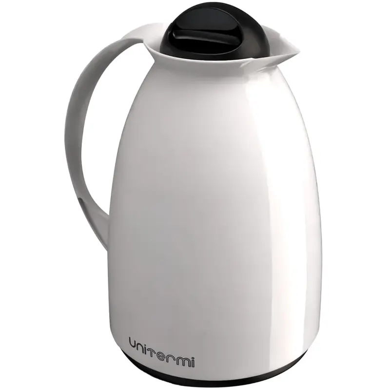 GARRAFA TERMICA COM AMPOLA DE VIDRO FLORENCA BRANCA 650ML