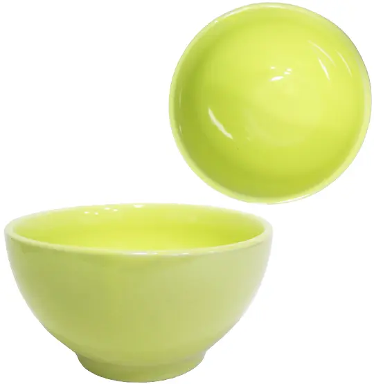 TIGELA CUMBUCA DE PORCELANA BOWL AMARELO 800ML