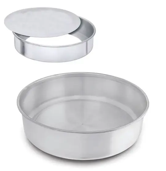 FORMA ASSADEIRA REDONDA COM FUNDO REMOVIVEL 24 POLIDO 2000ML
