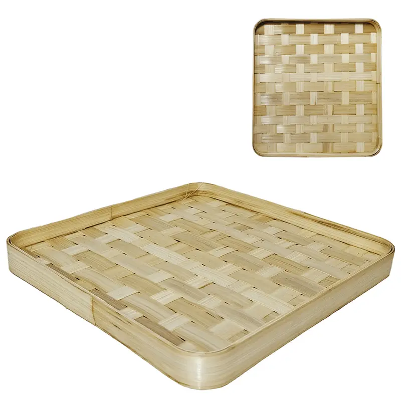 BANDEJA DE BAMBU QUADRADA 29X3CM