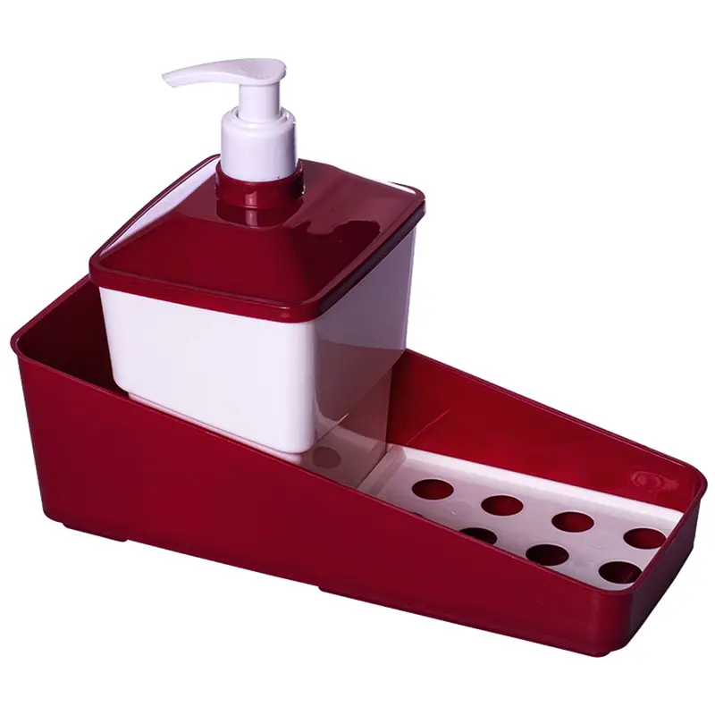 PORTA DETERGENTE / ESPONJA / SABAO DE PLASTICO 600ML 23X18X9CM