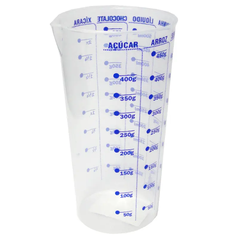COPO DE MEDIDA / DOSADOR GRADUADO DE PLASTICO COM BICO DONA COTTA 570ML