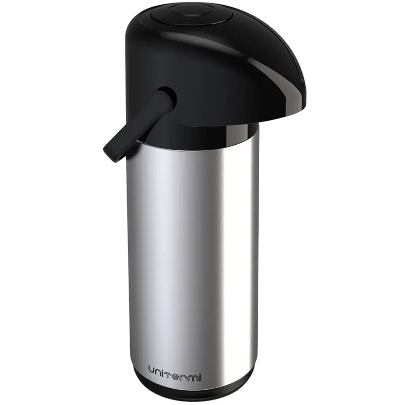 GARRAFA TERMICA DE INOX COM AMPOLA DE VIDRO VERONA 1L