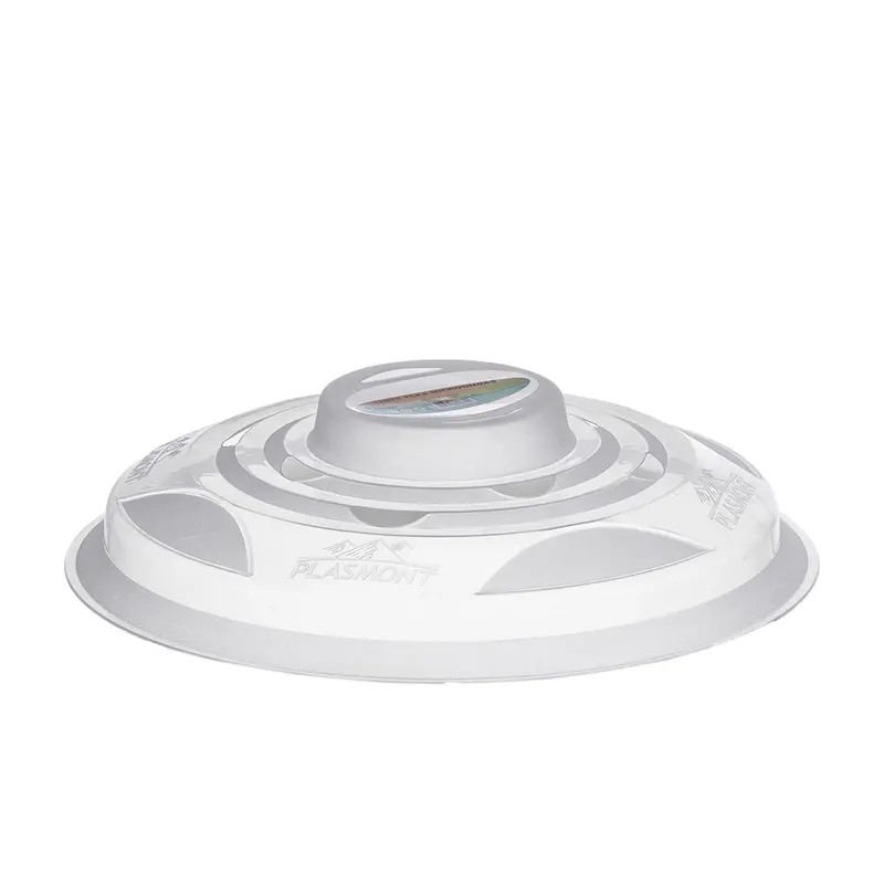 TAMPA DE MICROONDAS DE PLASTICO PARA ALIMENTOS 6,5X27CM DE Ø