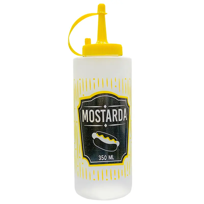 BISNAGA DE PLASTICO PARA MOSTARDA 350ML