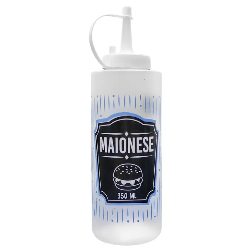 BISNAGA DE PLASTICO PARA MAIONESE 350ML