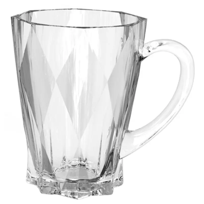 CANECA XICARA DE VIDRO PARA CAFE / CAPPUCCINO DIAMOND 200ML