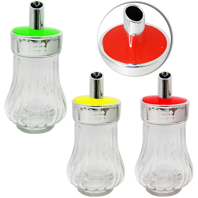 ACUCAREIRO DE VIDRO COM TAMPA DE PLASTICO 150ML