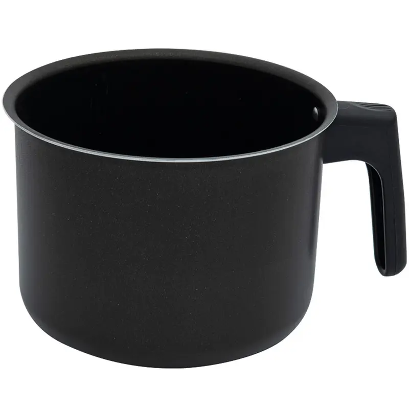 CANECAO FERVEDOR ANTIADERENTE TROPICOS PRETO 12,5X16CM DE Ø 2 L