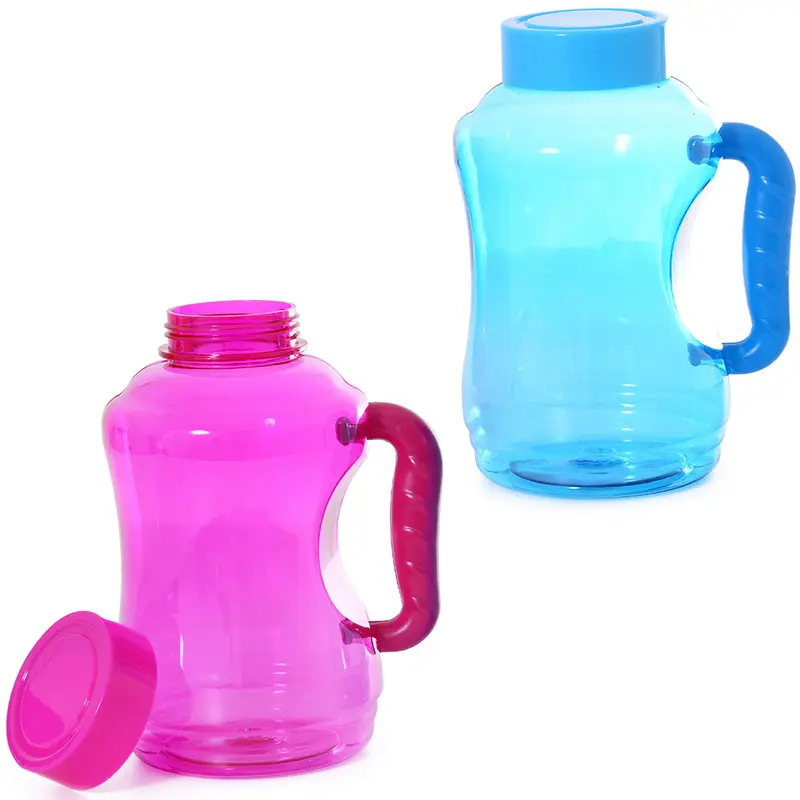 GARRAFA DE AGUA DE PLASTICO PET COM ALCA + TAMPA 1,5L