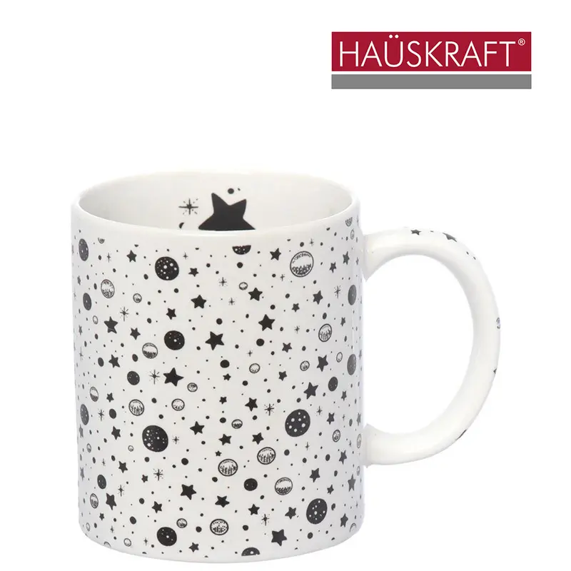 CANECA DE PORCELANA ESTRELAS HAUSKRAFT 330ML